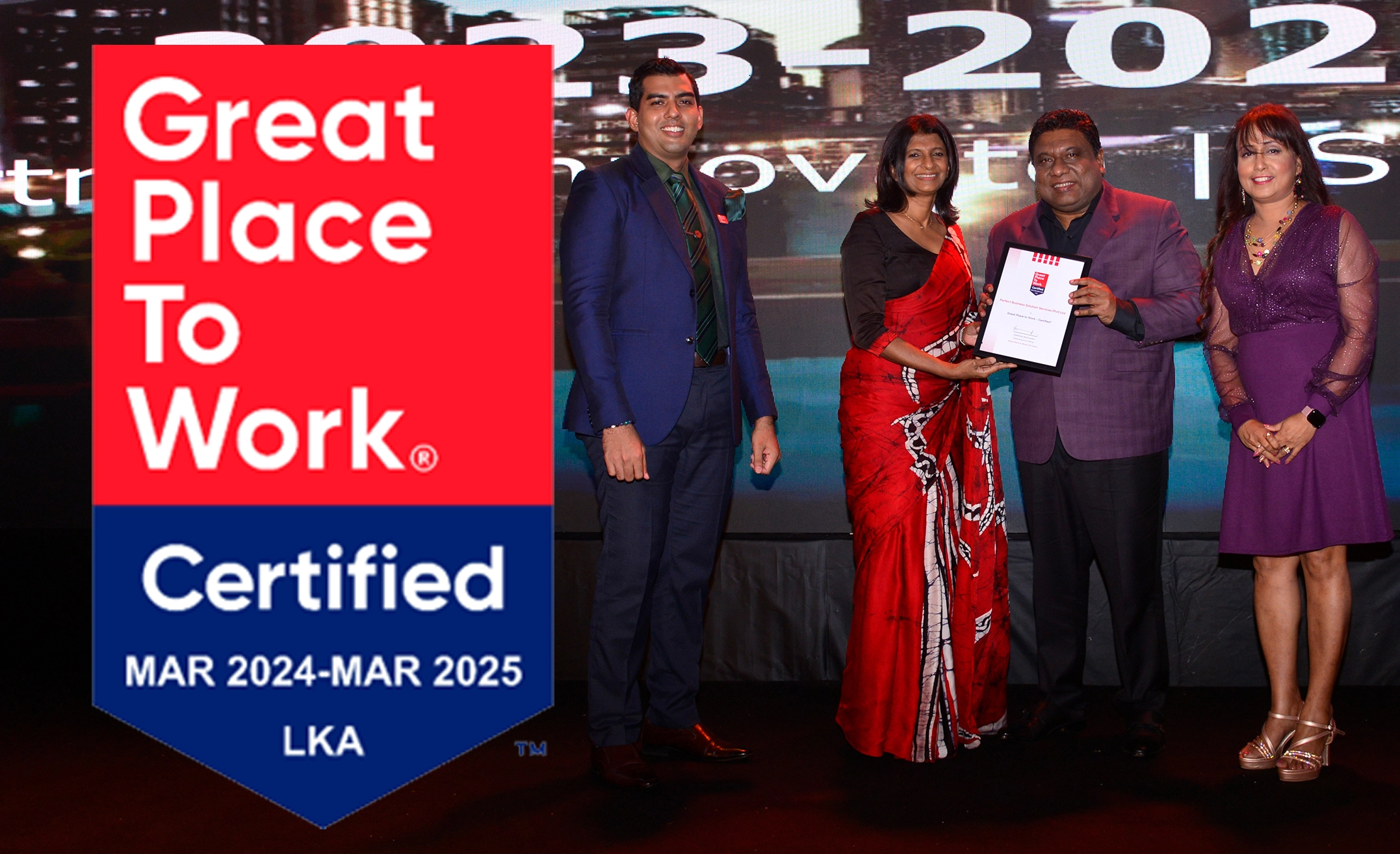 PBSS Group Recognized as a Great Place to Work, a First for ERP Software Solutions Providers in Sri Lanka